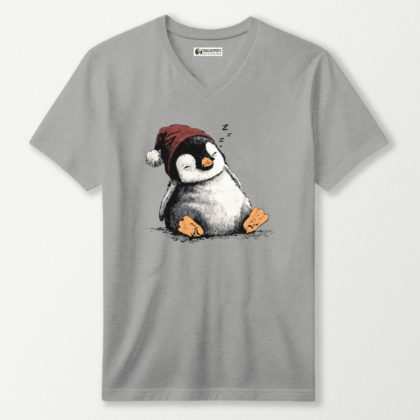 Penguin Sleeper V-Neck T-Shirt