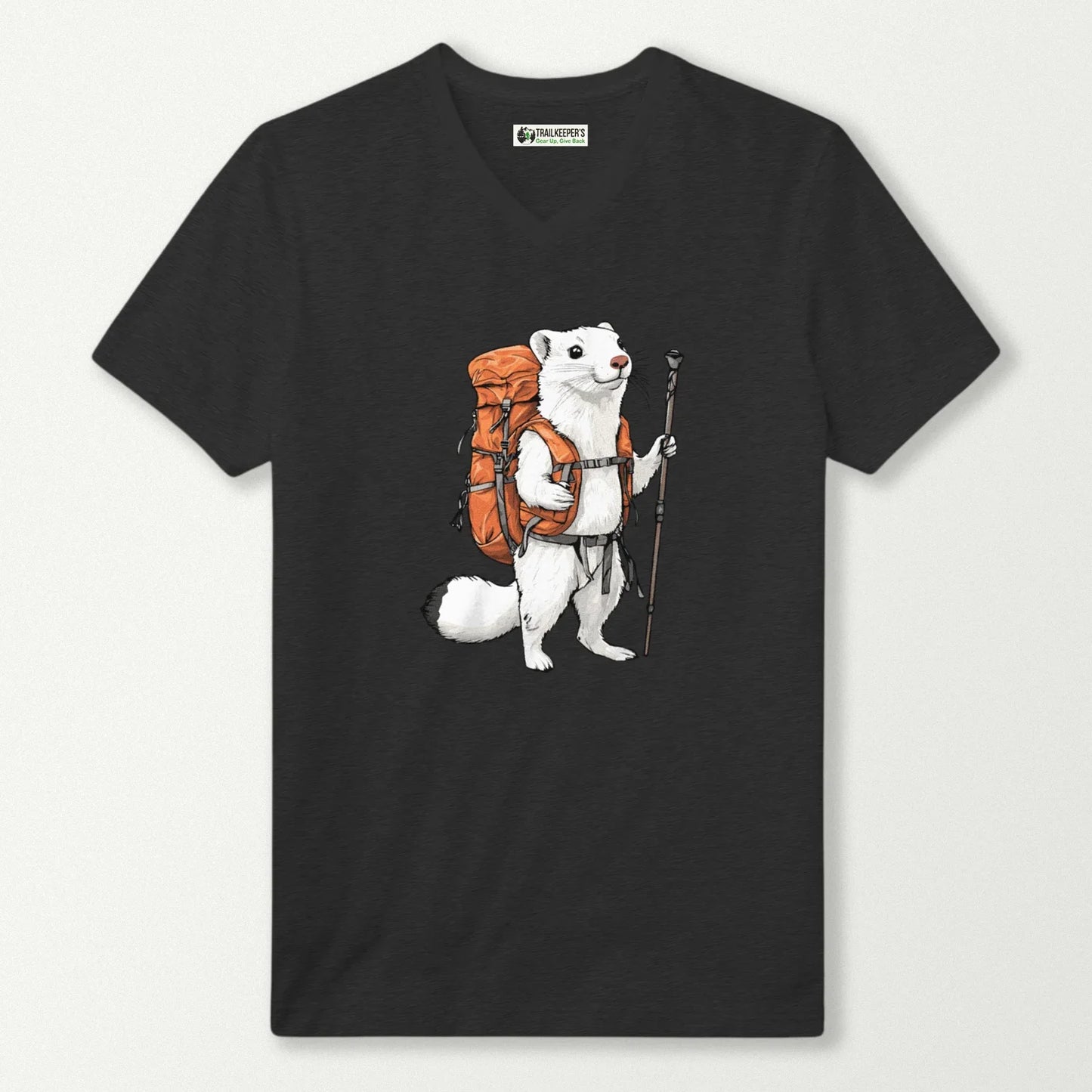 Ermine Backpacker V-Neck T-Shirt