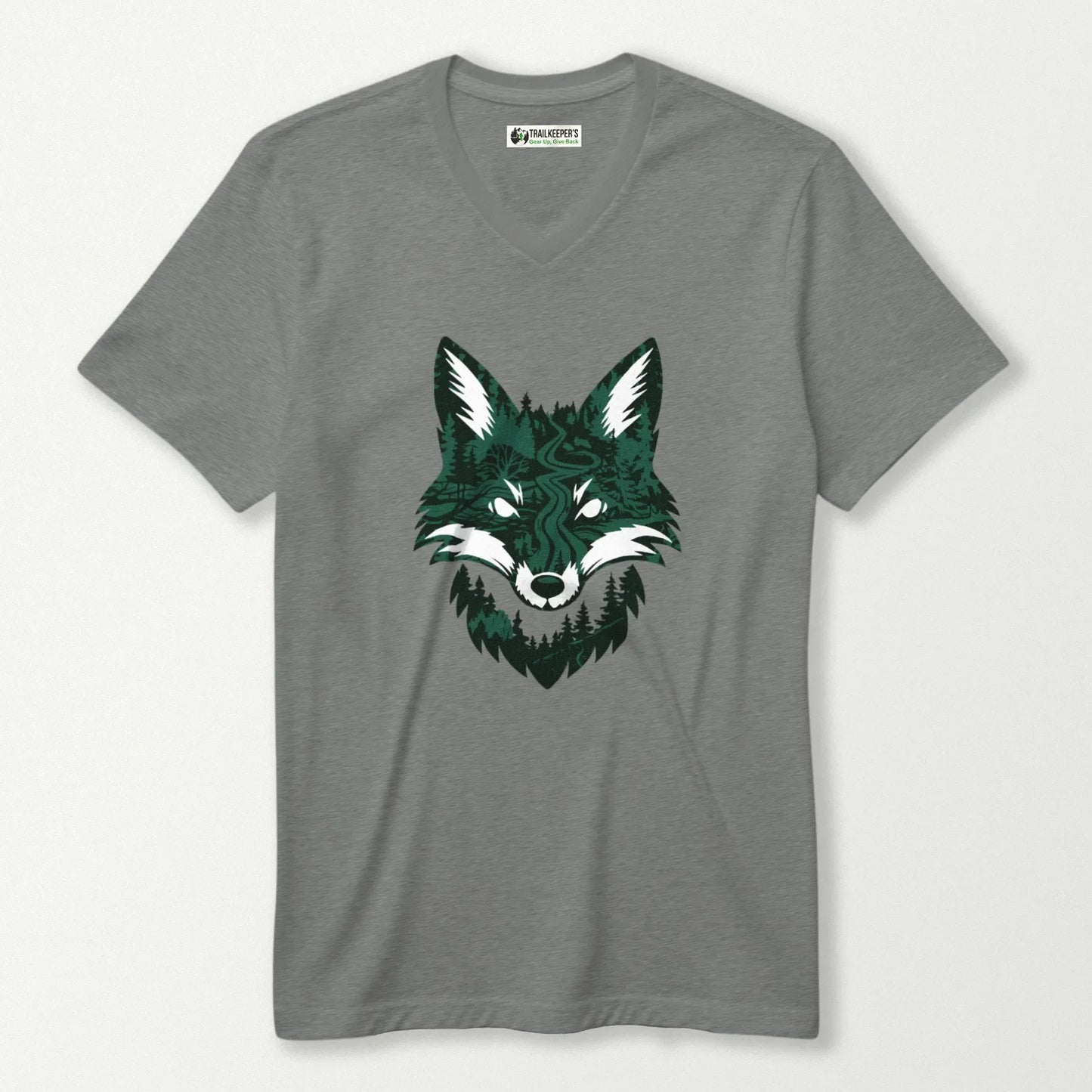 Fox Head Forest V-Neck T-Shirt