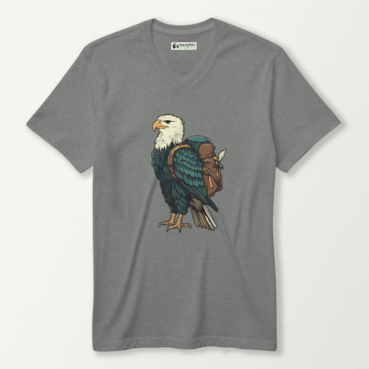 Eagle Backpacker V-Neck T-Shirt