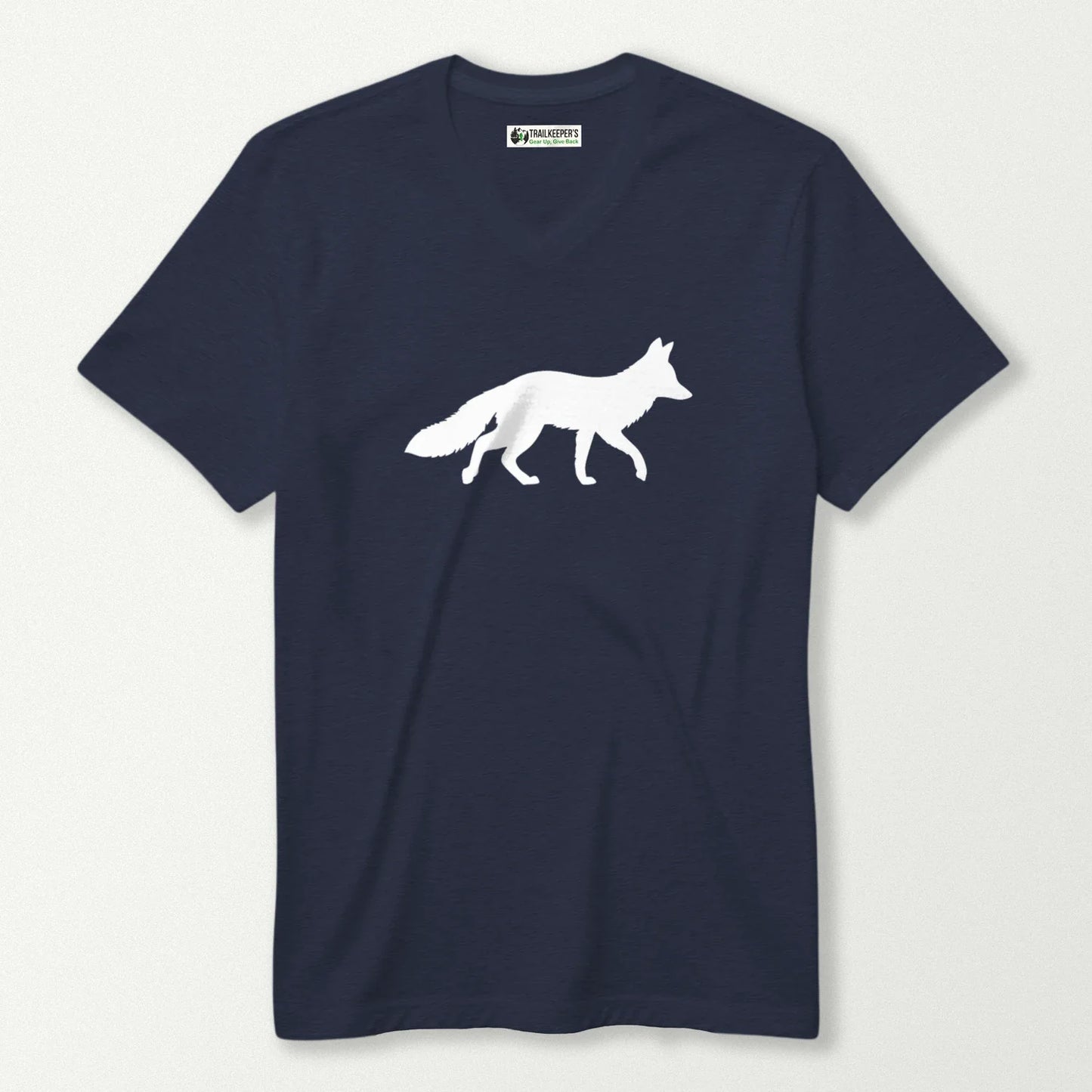 Fox Silhouette V-Neck T-Shirt