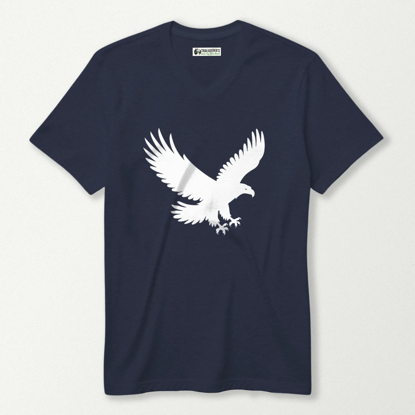 Eagle Silhouette V-Neck T-Shirt