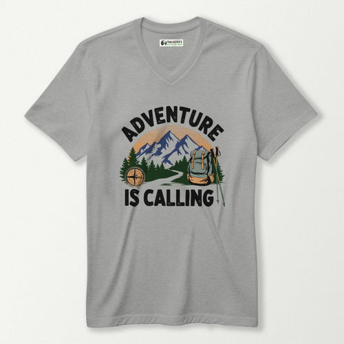 Adventure Is Calling V-Neck T-Shirt