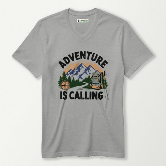 Adventure Is Calling V-Neck T-Shirt