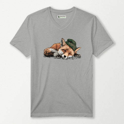 Red Fox Sleeper V-Neck T-Shirt