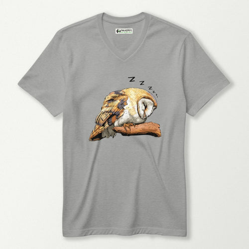 Barn Owl Sleeper V-Neck T-Shirt