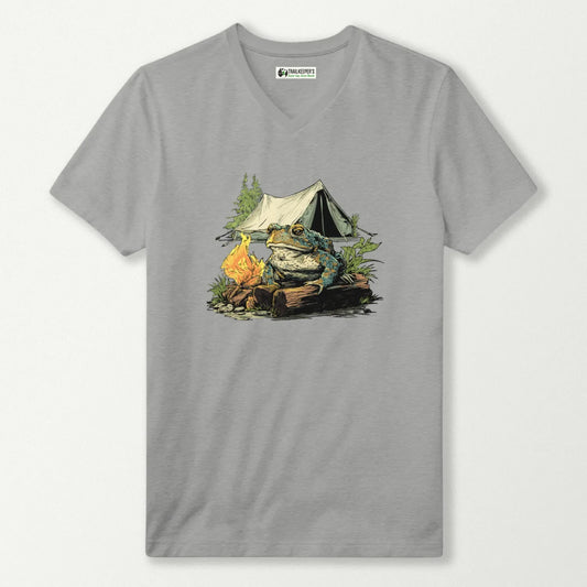 Toad Camping V-Neck T-Shirt