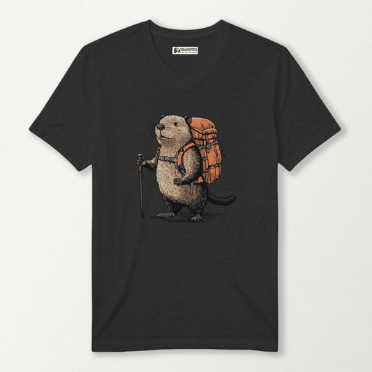 Beaver Backpacker V-Neck T-Shirt
