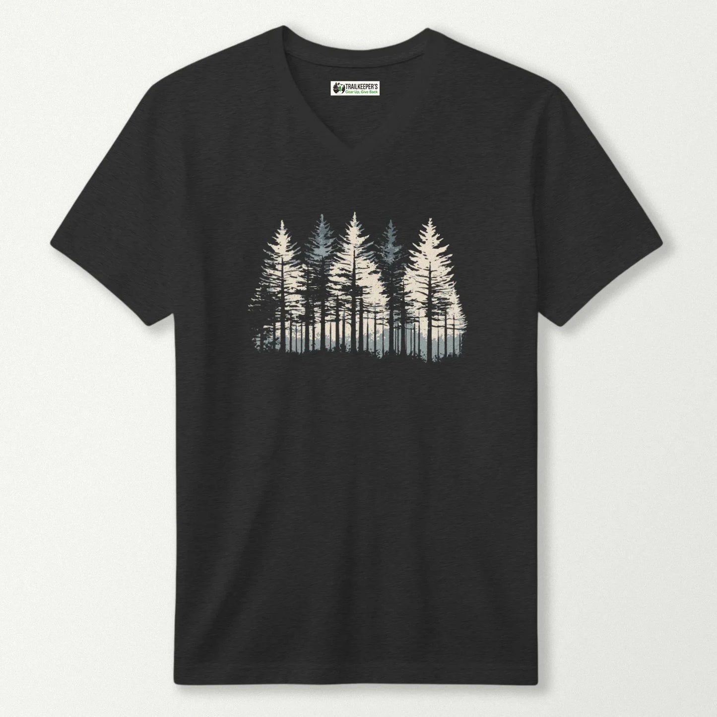 Sparse Forest V-Neck T-Shirt