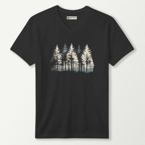 Sparse Forest V-Neck T-Shirt