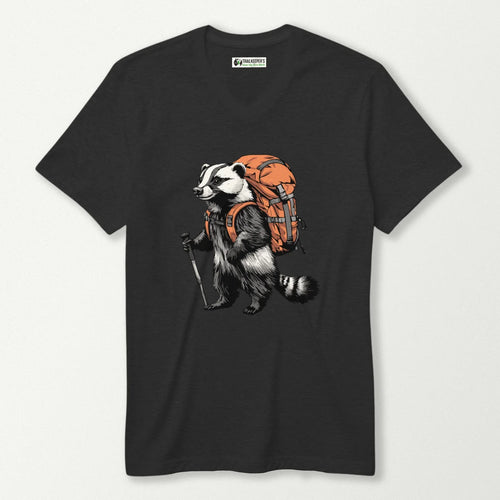 Badger Backpacker V-Neck T-Shirt