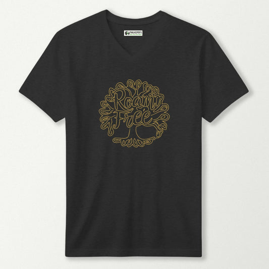 Roam Free Mandala V-Neck T-Shirt