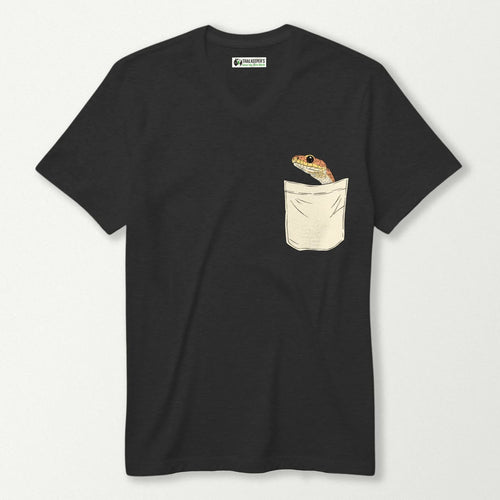 Snake In Pocket V-Neck T-Shirt