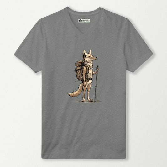 Coyote Backpacker V-Neck T-Shirt