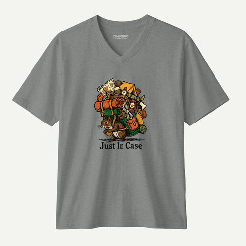 Overloaded Squirrel V-Neck T-Shirt