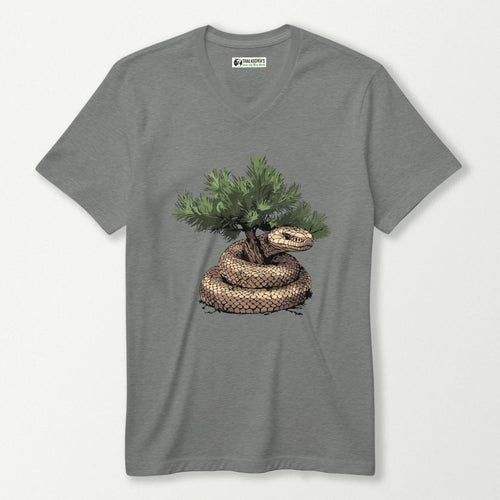 Snake Tree Hugger V-Neck T-Shirt