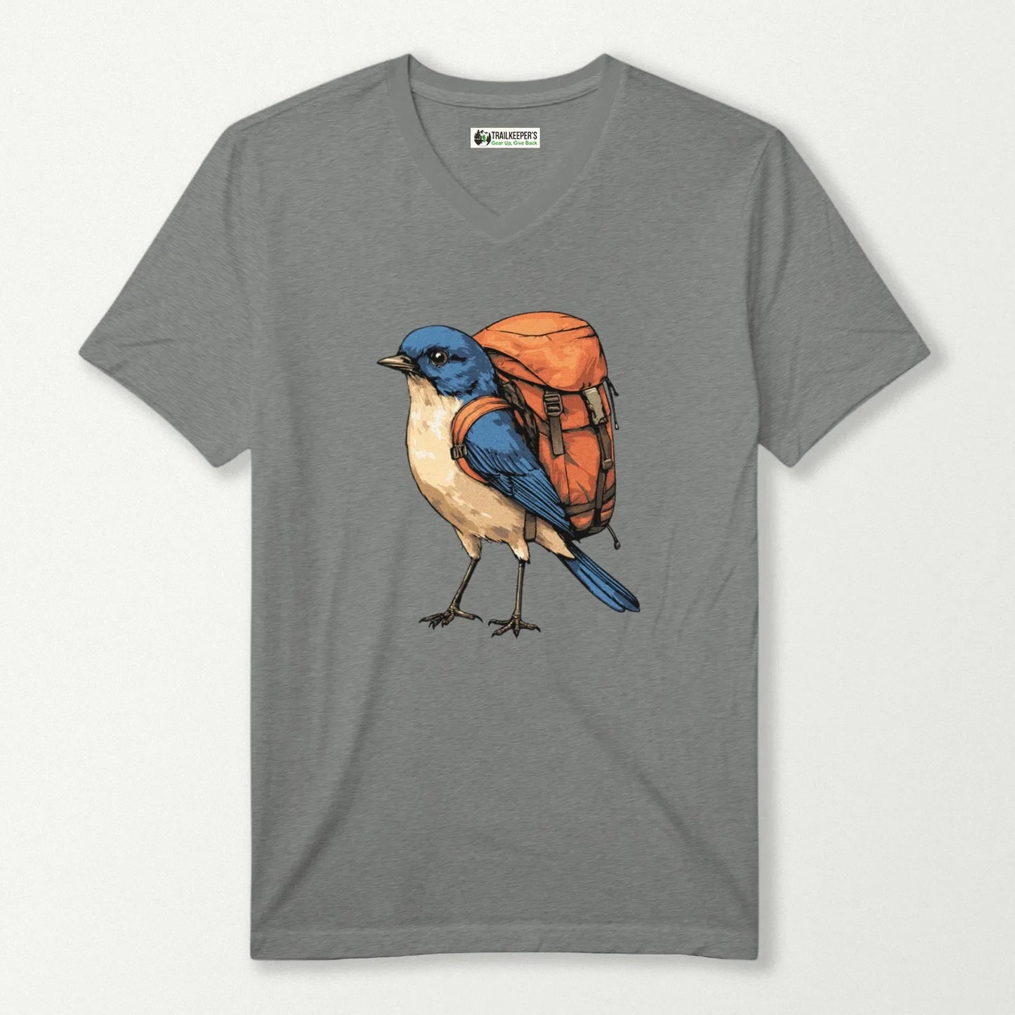 Bluebird Backpacker V-Neck T-Shirt