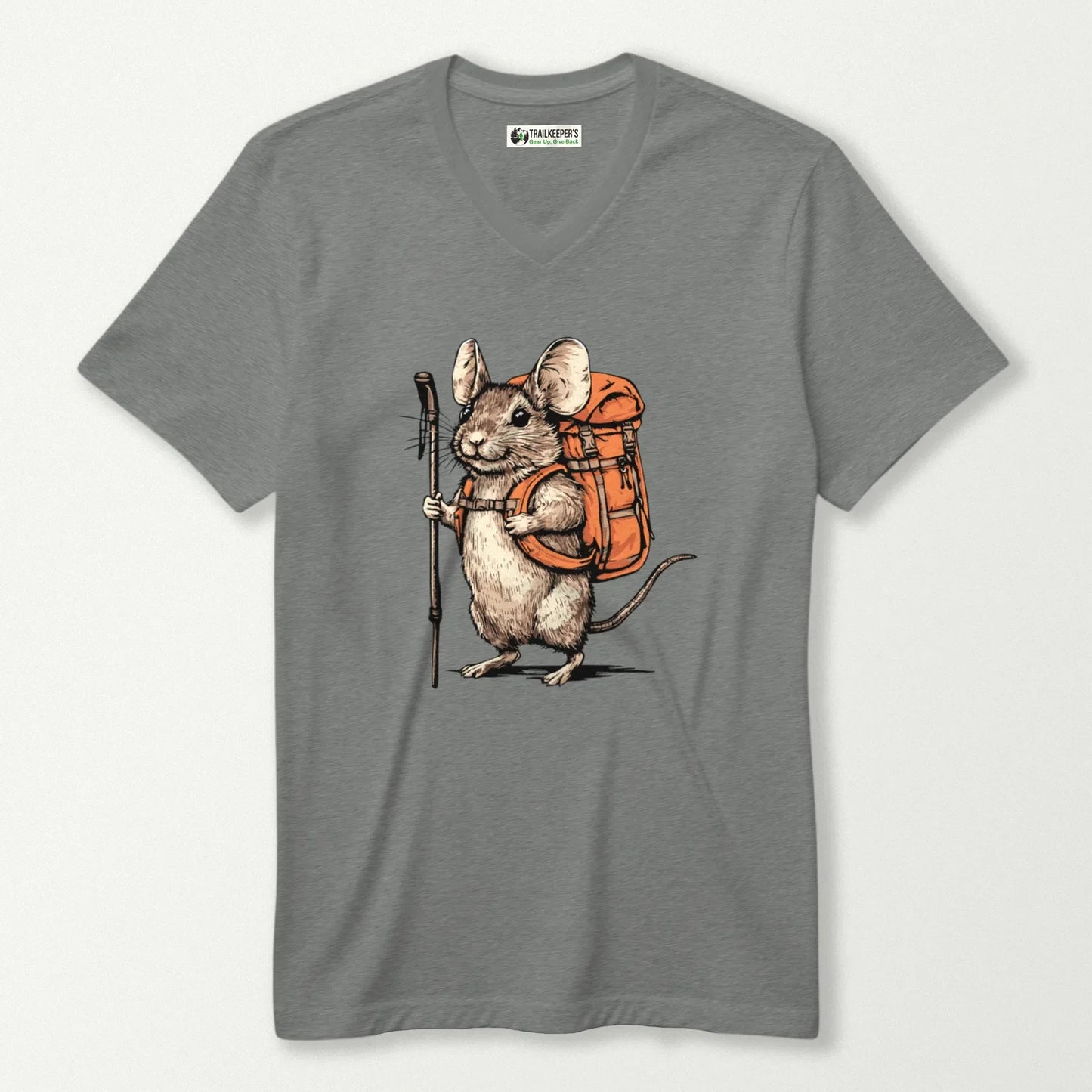Field Mouse Backpacker V-Neck T-Shirt