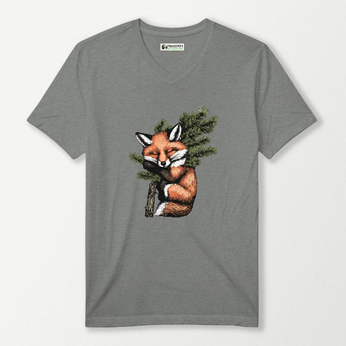 Fox Tree Hugger V-Neck T-Shirt