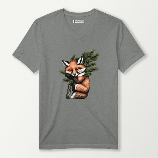 Fox Tree Hugger V-Neck T-Shirt