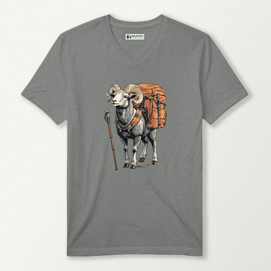 Ram Backpacker V-Neck T-Shirt