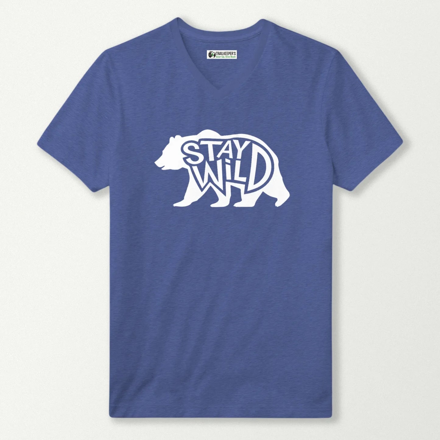 Stay Wild Bear V-Neck T-Shirt