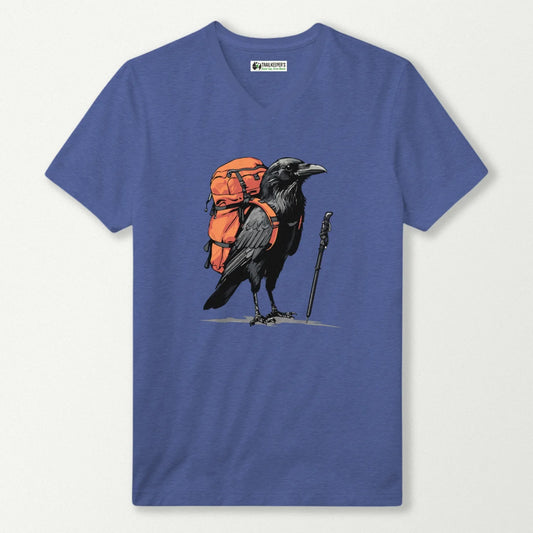 Crow Backpacker V-Neck T-Shirt