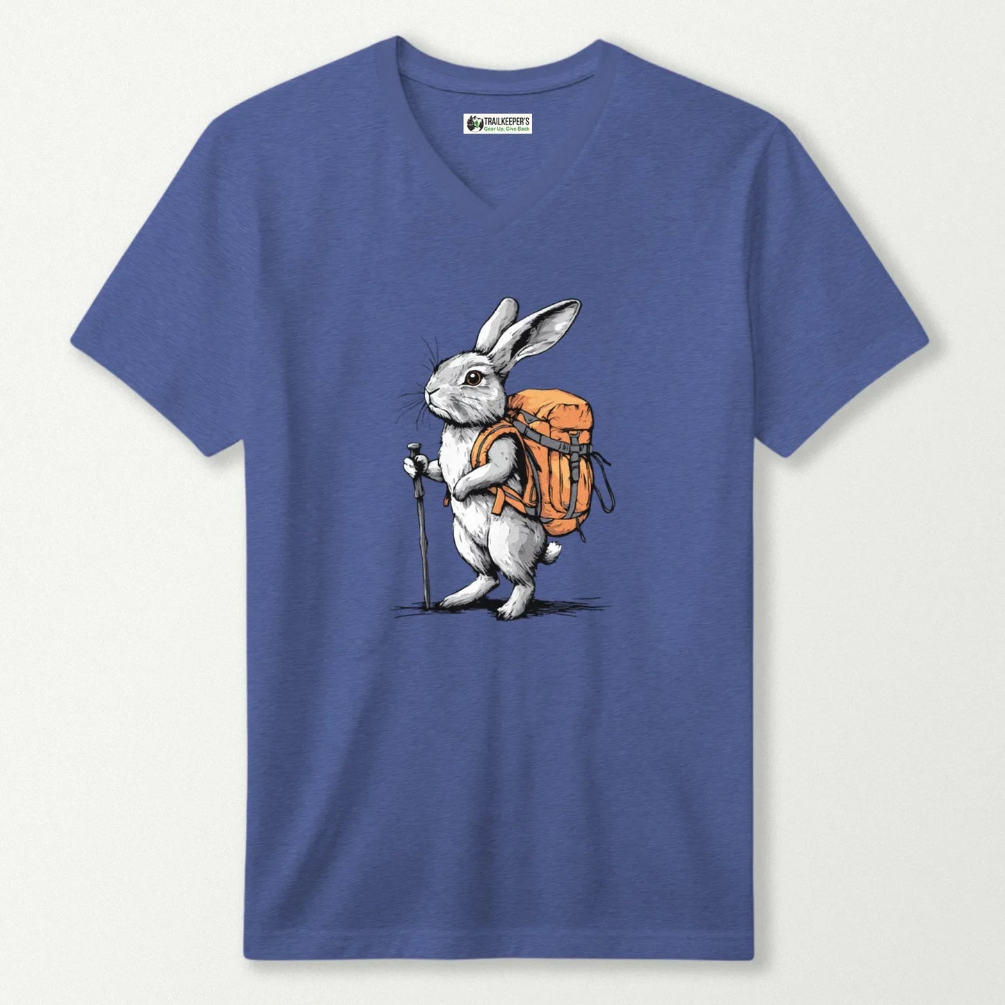 Rabbit Backpacker V-Neck T-Shirt