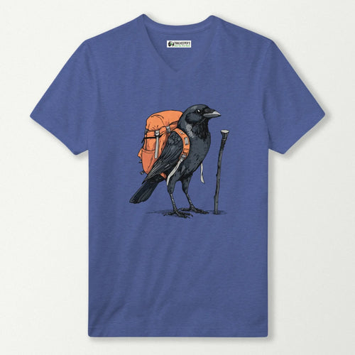 Raven Backpacker V-Neck T-Shirt