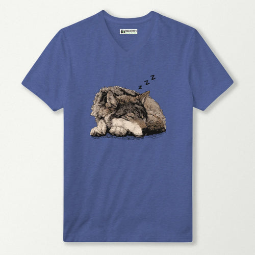 Wolf Sleeper V-Neck T-Shirt