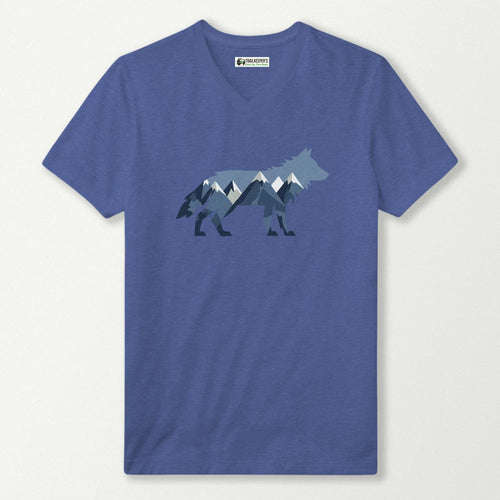 Wolf Mountains V-Neck T-Shirt
