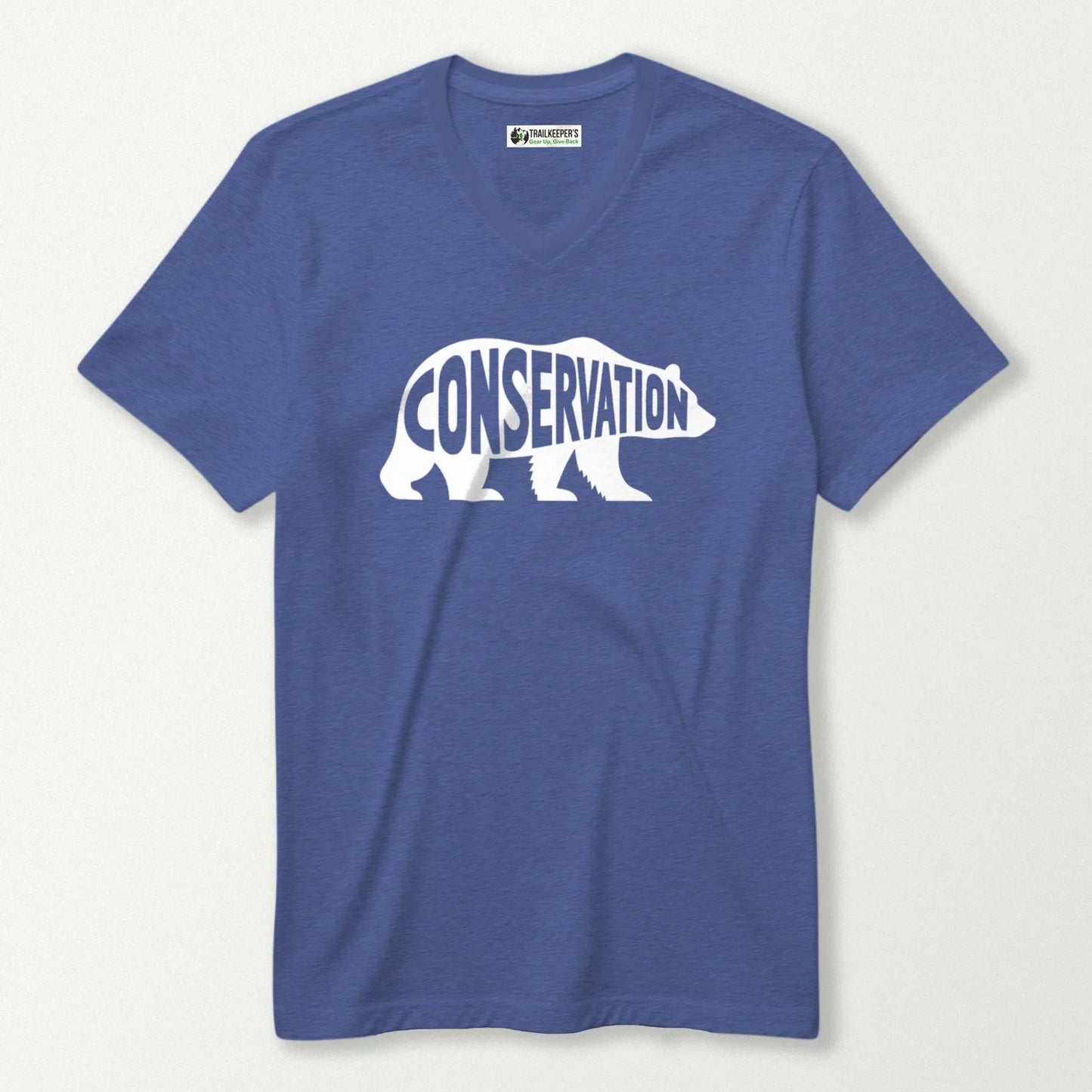 Conservation Bear V-Neck T-Shirt