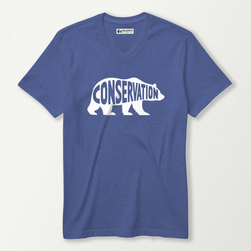 Conservation Bear V-Neck T-Shirt