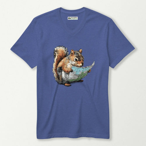 Squirrel Navigator V-Neck T-Shirt