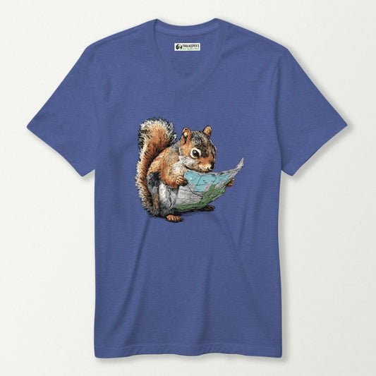 Squirrel Navigator V-Neck T-Shirt