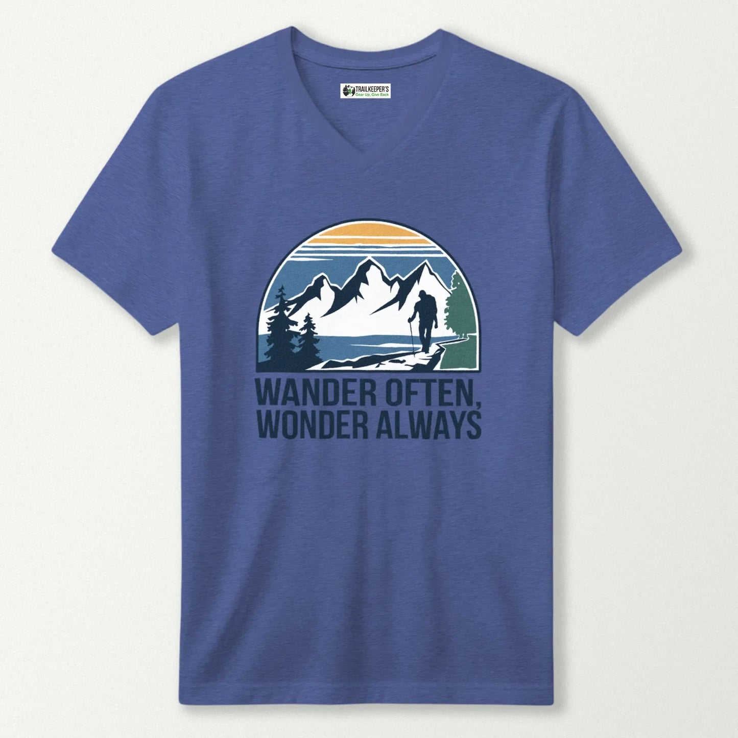 Wander Often, Wonder Always V-Neck T-Shirt