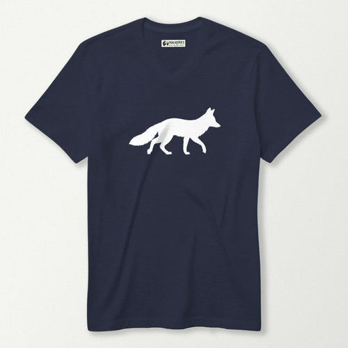 Fox Silhouette V-Neck T-Shirt