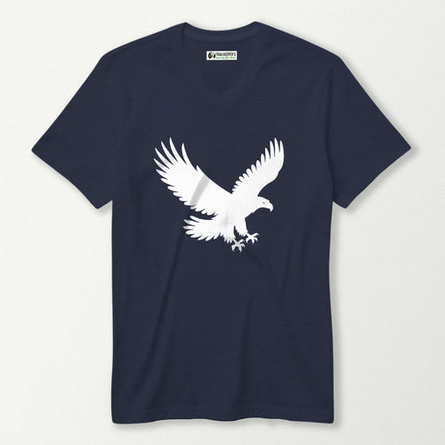 Eagle Silhouette V-Neck T-Shirt