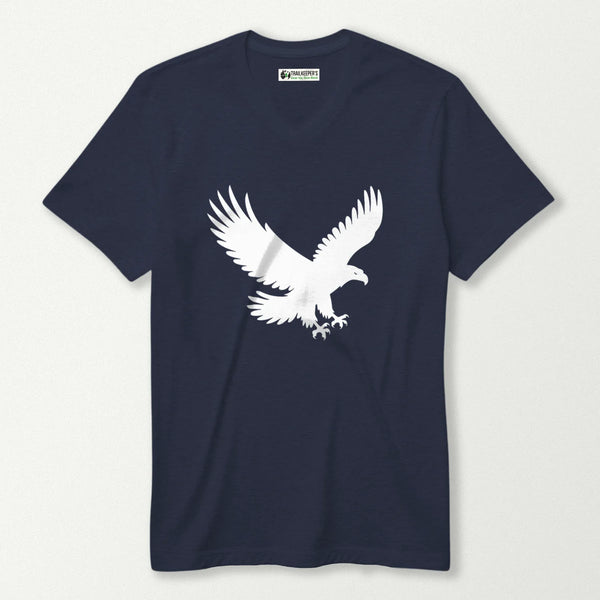 Eagle Silhouette V-Neck T-Shirt