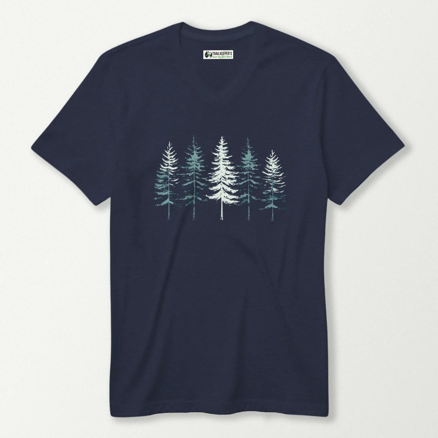 Sparse Forest V-Neck T-Shirt