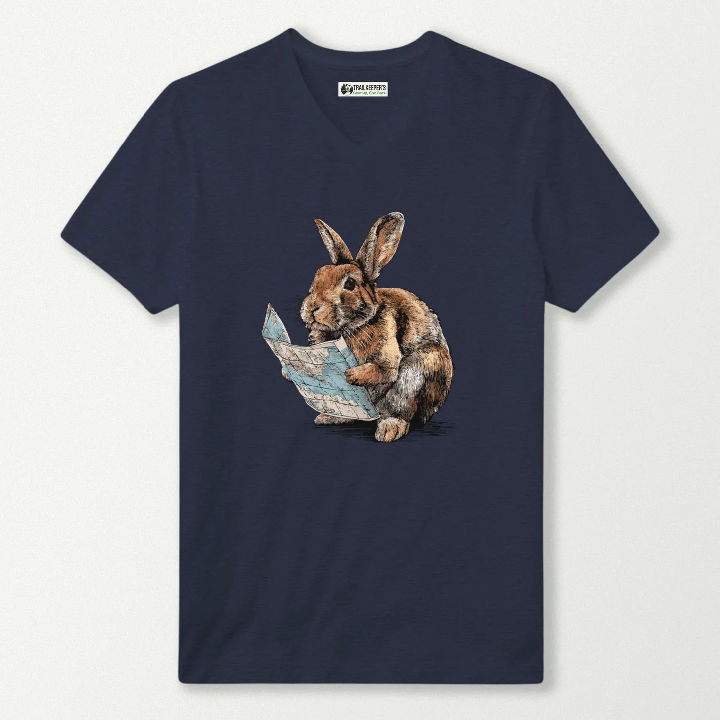 Rabbit Navigator V-Neck T-Shirt