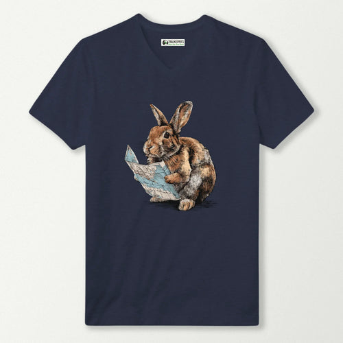 Rabbit Navigator V-Neck T-Shirt