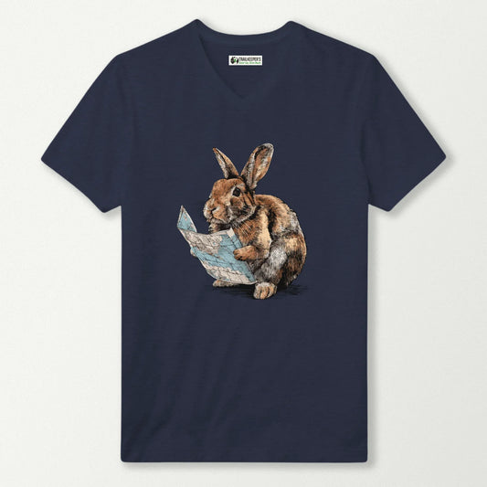 Rabbit Navigator V-Neck T-Shirt